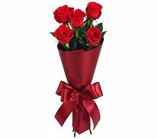 Букет 5 Красных роз Эдлесс Лав в Лесной Свердловской области
