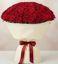 Букет 101 Красная роза Милано #REPLACE_PRED# Лесной Свердловской области