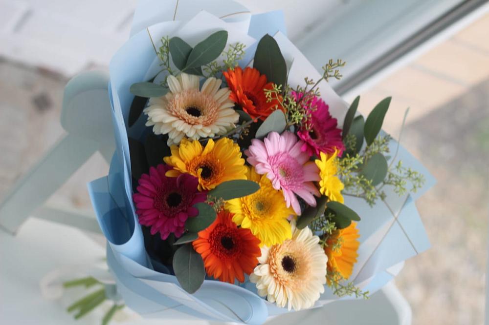 Букет цветов из: Герберы в Лесной Свердловской области