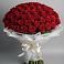 Букет 101 Красная роза Блэк Мэджик в Лесной Свердловской области
