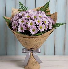 Букет цветов из:  Хризантемы в Лесной Свердловской области