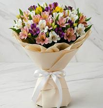 Букет цветов из:  Альстромерии #REPLACE_PRED# Лесной Свердловской области