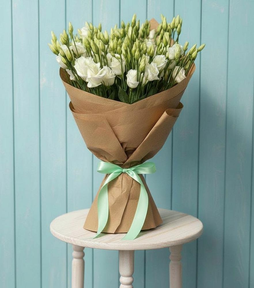 Букет цветов из: Лизиантусы в Лесной Свердловской области