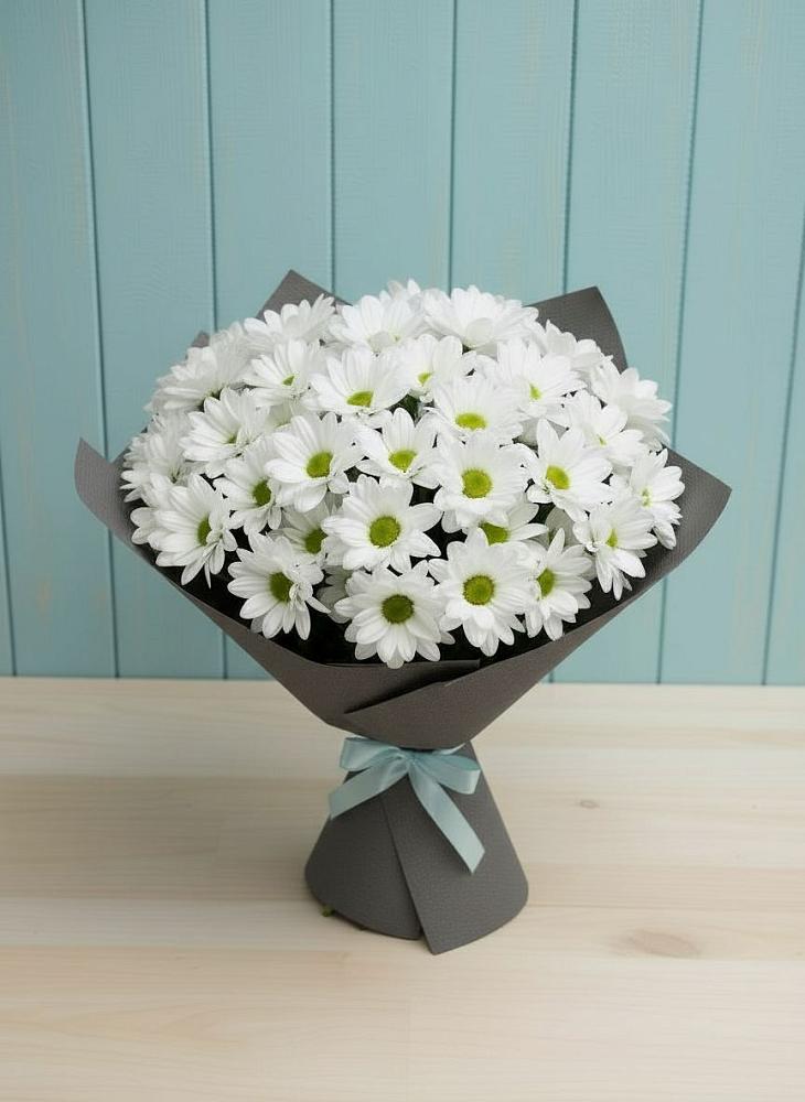 Букет цветов из: Хризантемы в Лесной Свердловской области