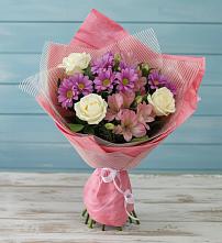Букет цветов из:  Герберы #REPLACE_PRED# Лесной Свердловской области