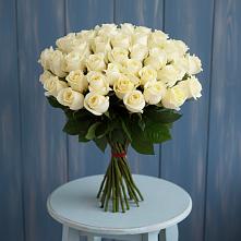 Букет 51 Белая роза Эдлесс Лав #REPLACE_PRED# Лесной Свердловской области