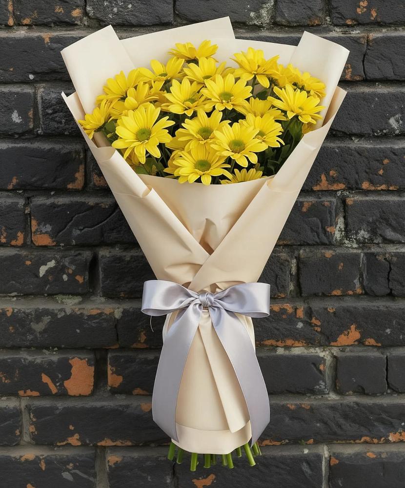 Букет цветов из: Хризантемы в Лесной Свердловской области