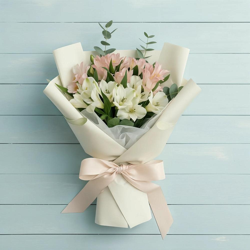 Букет цветов из: Альстромерии в Лесной Свердловской области